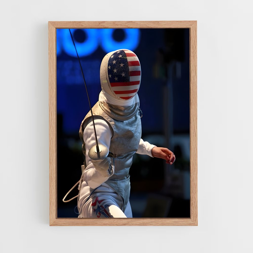 Poster L'Épreuve du Sabre – affiche Escrime (vue 4)